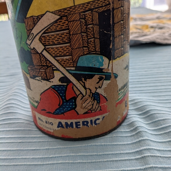 Vintage American Logs Building Set - Picture 4 of 8